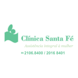 Clínica Santa Fé Logo PNG Vector