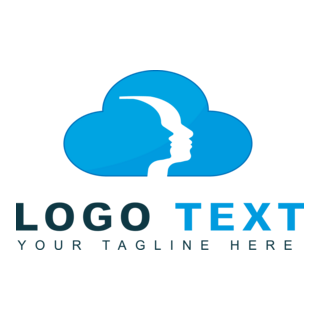 Cloud and people Logo PNG Vector