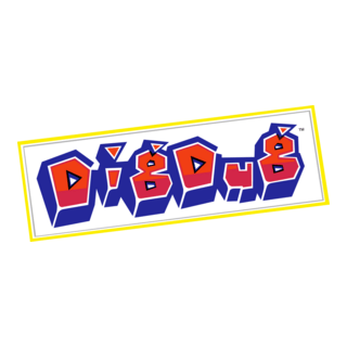 Dig Dug Logo PNG Vector