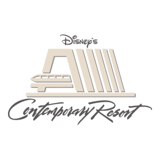 Disneys Contemporary Resort Logo PNG Vector