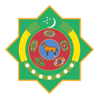 Emblem of Turkmenistan Logo PNG Vector
