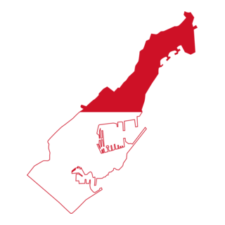 Flag map of Monaco Logo PNG Vector