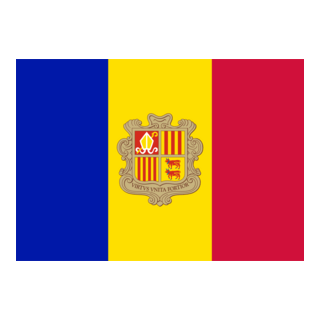 Flag of Andorra Logo PNG Vector