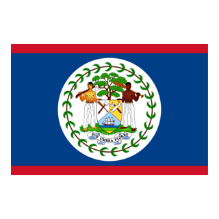 Flag of Belize Logo PNG Vector
