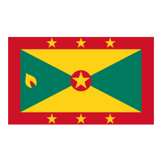 Flag of Grenada Logo PNG Vector