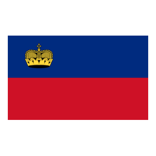 Flag of Liechtenstein Logo PNG Vector