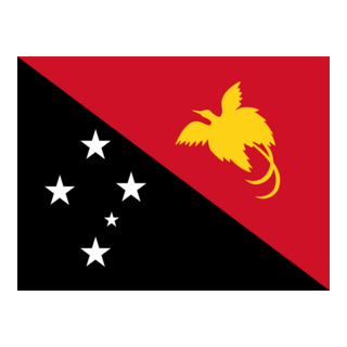 Flag of Papua New Guinea Logo PNG Vector