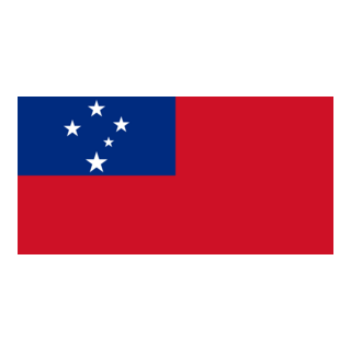 Flag of Samoa Logo PNG Vector