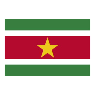 Flag of Suriname Logo PNG Vector