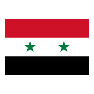 Flag of Syria Logo PNG Vector