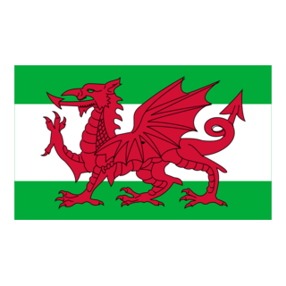 Flag of Wales Logo PNG Vector