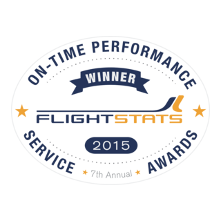FlightStats On-time Performance Service Awards Logo PNG Vector