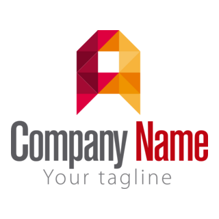 Geometric letter a Logo PNG Vector