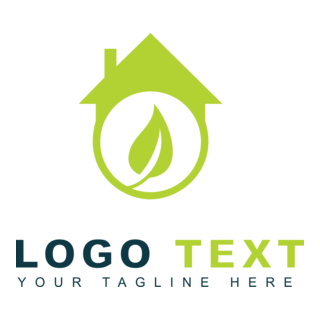 Green homes Logo PNG Vector