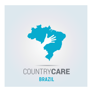 Hand on brazil map Logo PNG Vector