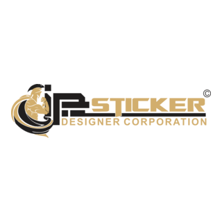 IP Sticker Designer Corporation Logo PNG Vector