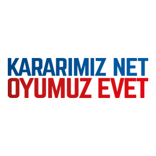 Kararımız Net Oyumuz Evet AK Parti Logo PNG Vector