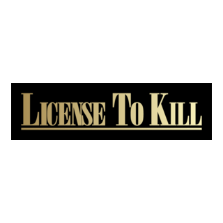 License to Kill Logo PNG Vector