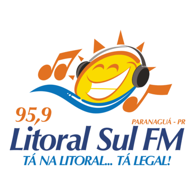 Litoral Sul FM 95,9 2005 Logo PNG Vector