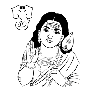 lord muruga Logo PNG Vector