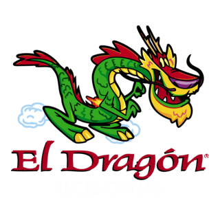 Luces Chinas El Dragon Logo PNG Vector