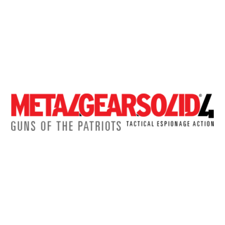 Metal Gear Solid 4 Logo PNG Vector