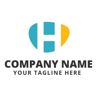 Modern with letter h Logo PNG Vector
