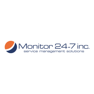 Monitor 24-7 Logo PNG Vector