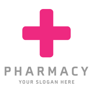 Pink cross Logo PNG Vector