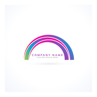 rainbow Logo PNG Vector