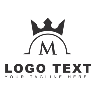 Royal letter m Logo PNG Vector