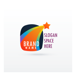 Shooting star Logo PNG Vector
