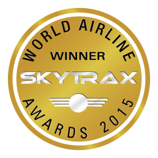 Skytrax World Airline Awards 2015 Winner Logo PNG Vector