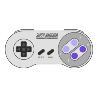 Super Nintendo Controle Logo PNG Vector