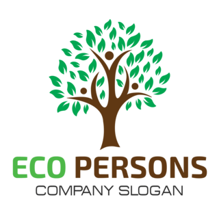 Tree shape Logo PNG Vector