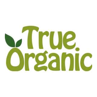 True Organic Logo PNG Vector