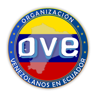 Venezolanos en Ecuador OVE Logo PNG Vector