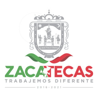 Zacatecas Gobierno del Estado Trabajemos Diferente Logo PNG Vector