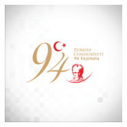 29 Ekim Cumhuriyet Bayramı 94. Yılı ve Atatürk Logo PNG Vector
