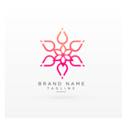 Beautiful flower Logo PNG Vector