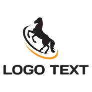 black horse Logo PNG Vector