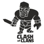 COC Barbarian Logo PNG Vector