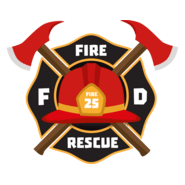 Firemen helmet emblem Logo PNG Vector