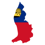 Flag map of Liechtenstein Logo PNG Vector
