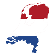 Flag map of Netherlands Logo PNG Vector