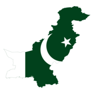 Flag map of Pakistan Logo PNG Vector