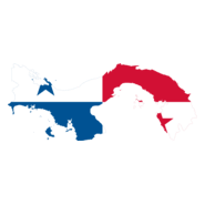 Flag map of Panama Logo PNG Vector