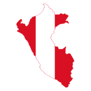 Flag map of Peru Logo PNG Vector