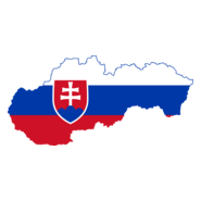Flag map of Slovakia Logo PNG Vector