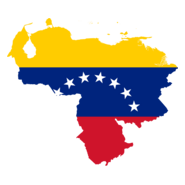 Flag map of Venezuela Logo PNG Vector